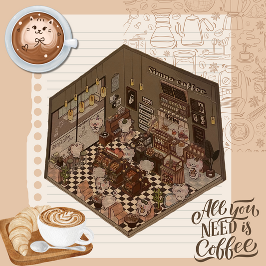 Make your own - Coffeeshop | Sticker scene